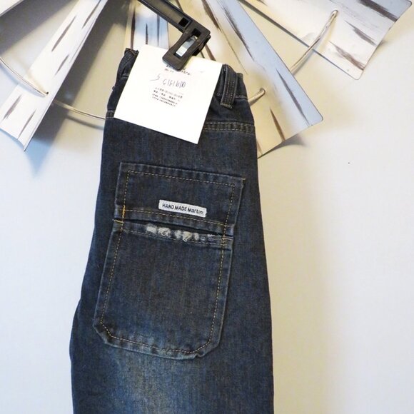 🎄New Handmade Martin Jeans High Rise Wide Leg Size Medium - Picture 2 of 14